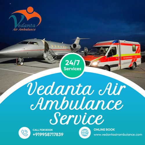 Vedanta Air Ambulance Service in Indore with Skilled Medical Crew.jpg
