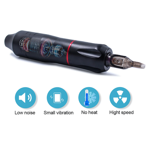 7 descript professional tattoo machine kit tattoo power supply rotary pen with cartridges needles fo.png