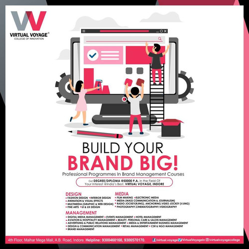 To Build Your Big Brand, You need to learn BRANDING!
Virtual Voyage College offers Professional Programmes in Brand Management that focuses on strategies that can expand a brand.