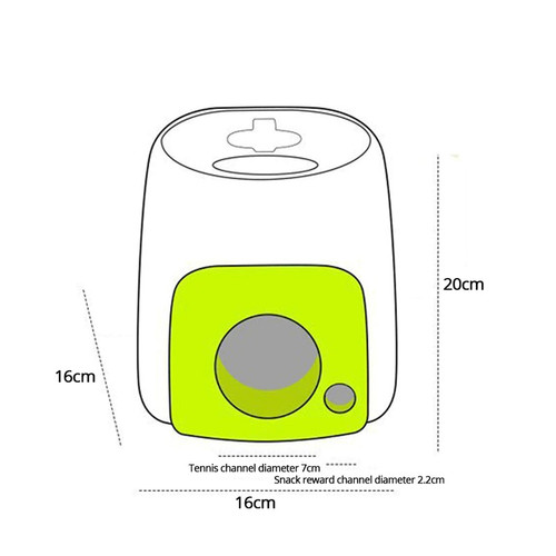 6 descript pet dog tennis food reward ball launcher throwing machine ultimate training toy hot sale .jpg