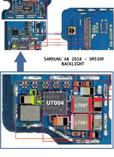 Samsung A8 2018 SM530F backlight.png