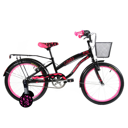 Bicicleta BENOTTO Cross LAYLA R16 1V Nia Frenos rdquoVrdquo con Porta Bulto Ruedas Laterales Acero N.jpg