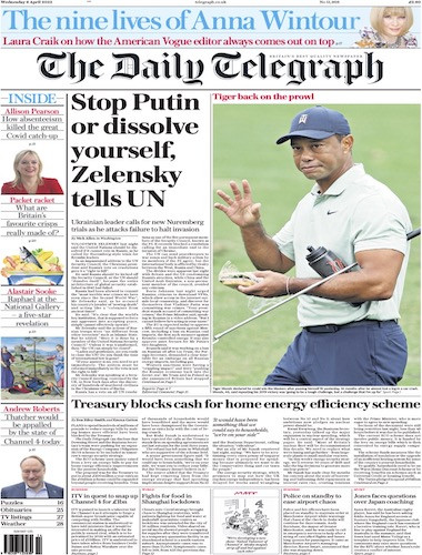 The Daily Telegraph 6.04.2022
