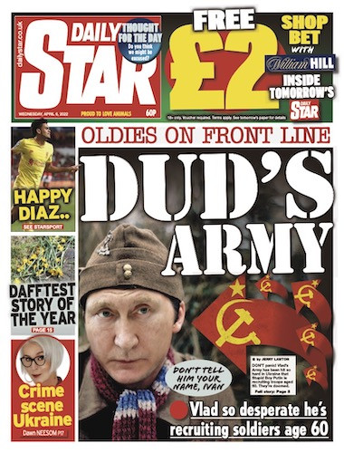 Daily Star UK 6.04.2022