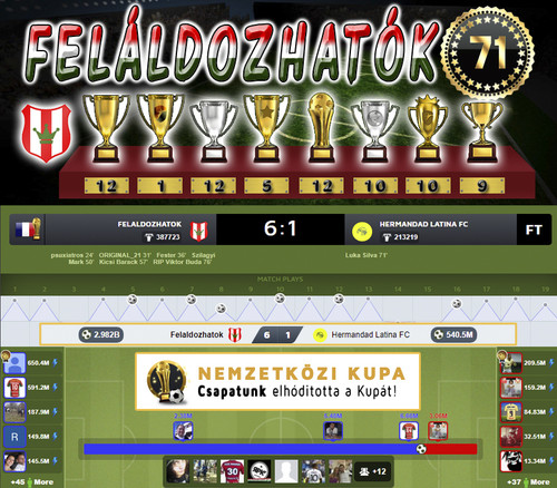 Nemzetközi kupa Döntő 78.Szezon (71.Kupa)