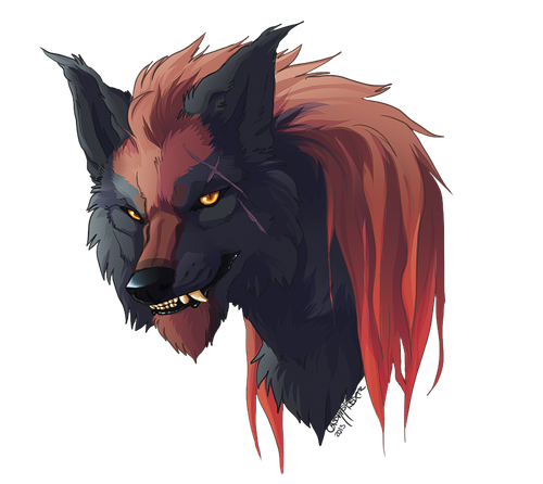 favpng dog drawing pack black wolf.png