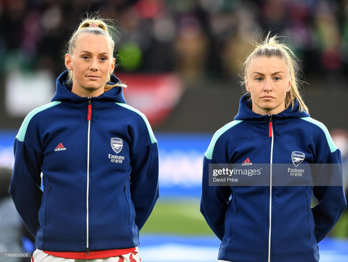 stina blackstenius and leah williamson of arsenal before the uefa picture id1388852508?s=2048x2048.jpg