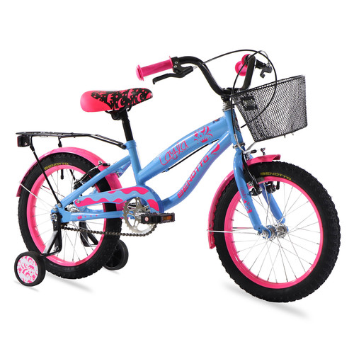 Bicicleta BENOTTO Cross LAYLA R16 1V Nia Frenos rdquoVrdquo con Porta Bulto Ruedas Laterales Acero A.jpg