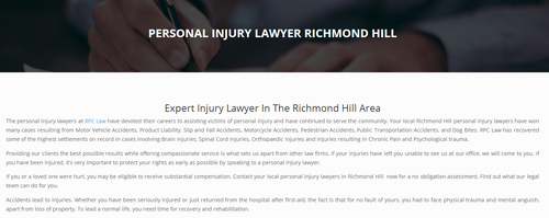 Personal Injury Lawyer Richmond Hill ON - RPC Personal Injury Lawyer (416) 477-3462.png