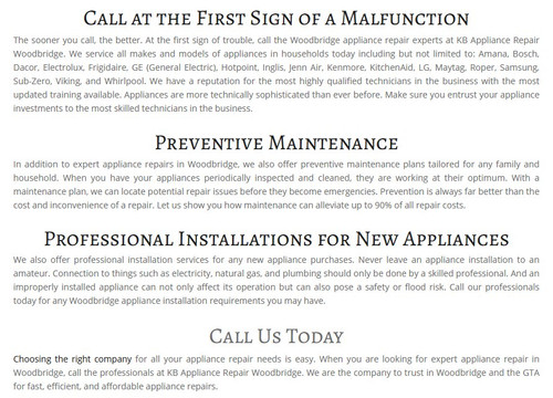 Best Appliance Repair Woodbridge - KB Appliance Repair Woodbridge (289) 236-0026.jpg
