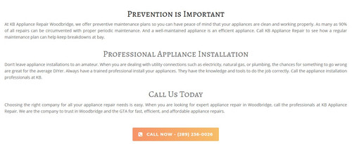 Woodbridge ON Appliance Repair - KB Appliance Repair Woodbridge (289) 236-0026.jpg