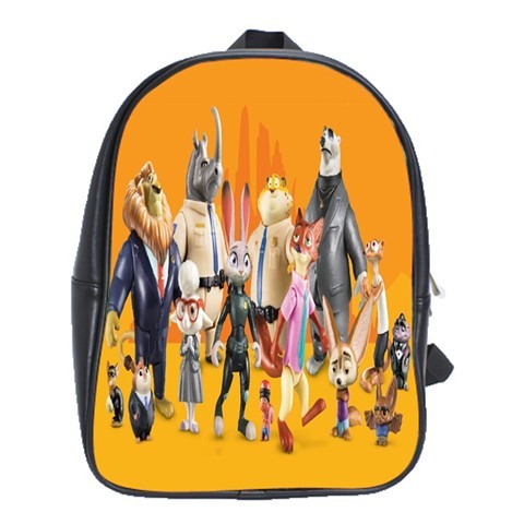 BAG00688 Backpack School Bag Zootopia Disney Movie All Characters The Animation Rabbits Anime.jpg
