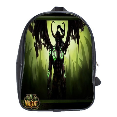 BAG00681 Backpack School Bag World of Warcraft Elegant Dragon Battle Fantasy Video Game Animation.jpg