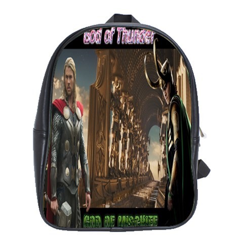 BAG00664 Backpack School Bag Thor And Loki Asgard Prince Heroes Movie Blood Brothers Animation.jpg