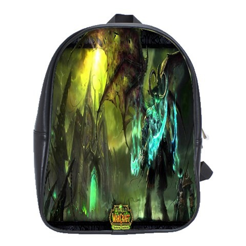 BAG00682 Backpack School Bag World of Warcraft Popular Battle Fantasy Video Game Animation Movie.jpg