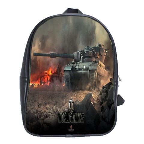 BAG00679 Backpack School Bag World Of Tank Popular War Millitary Animation Movie Video Game.jpg