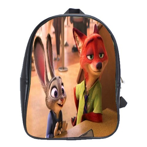 BAG00693 Backpack School Bag Zootopia Popular Disney Nick & Judy The Romantic Rabbits Editions.jpg