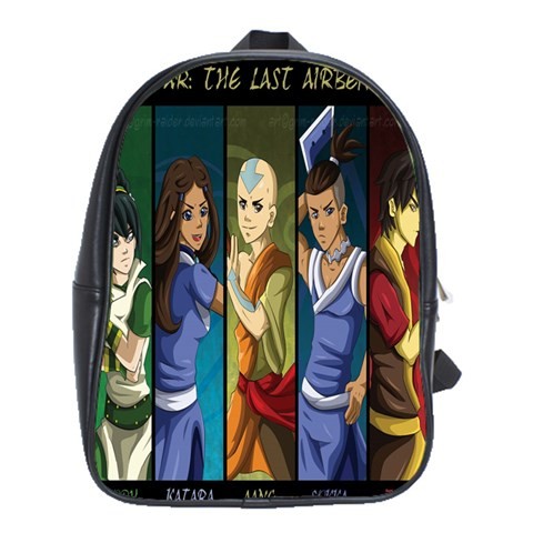 BAG00717 Backpack School Bag Avatar The Last Airbender Cartoon Animation Movie Game Fantasy.jpg