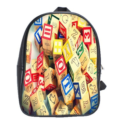 BAG00706 Backpack School Bag Alphabet And Number Box Cute Funny Animation Letter Design.jpg