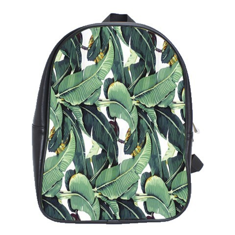 BAG00719 Backpack School Bag Banana Leaf Beautiful Nature Fresh Green Tree Animation Fantasy.jpg