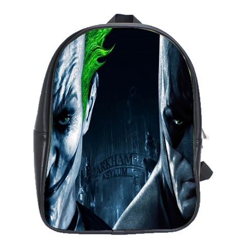 BAG00725 Backpack School Bag Batman And Joker Arkham Knight Heroes Movie Design Game Animation.jpg