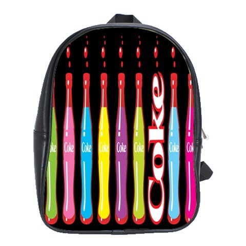 BAG00763 Backpack School Bag Coke Bottle Cute Bottle With Rainbow Colourful Animation Game.jpg