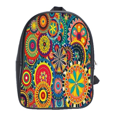 BAG00765 Backpack School Bag Cute Abstract Circle Beautiful Batik Art Indonesian Game Fantasy.jpg