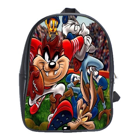 BAG00766 Backpack School Bag Cute Cartoon Movie Looney Tunes American Animated Fantasy Game.jpg