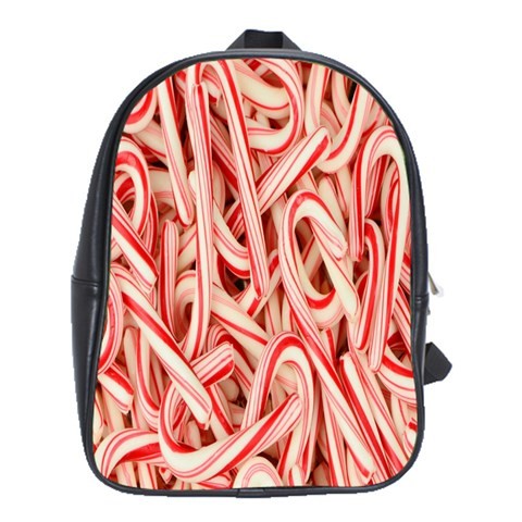 BAG00751 Backpack School Bag Candy Canes Cute Funny Red And White Sweety Candy Game Animation.jpg