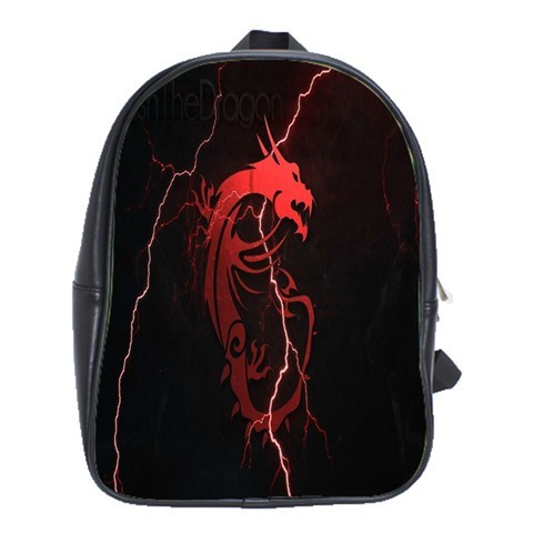 BAG00778 Backpack School Bag Dragon MSI Logo Black Red Design Series Game Anime Fantasy.jpg