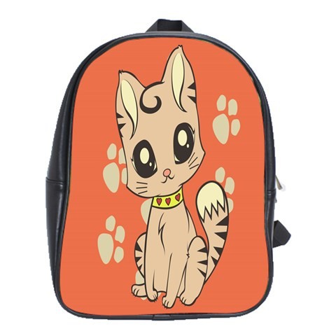 BAG00753 Backpack School Bag Cat Cute Funny Beautiful Kitten Animal Editions In Popular Game.jpg