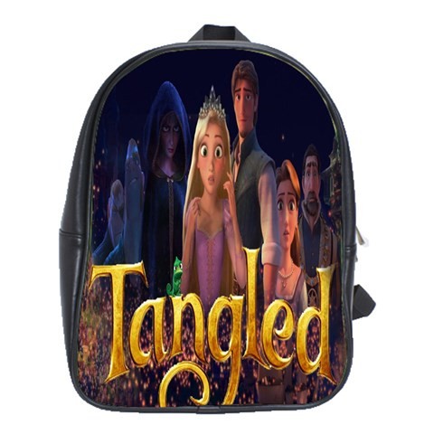 BAG00789 Backpack School Bag Fantasy Movie Kingdom Fairy Tale Tangled Rapunzel Game Animation.jpg