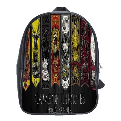 BAG00800 Backpack School Bag Game Of Thrones Logo American Fantasy Drama Video Game Animation.jpg