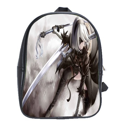 BAG02405 Backpack School Bag NieR Automata Anime Fantasy In Sexy Battle Sword Video Game Animation.jpg