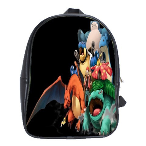 BAG02434 Backpack School Bag Pokemon Animation Fantasy Video Game Cartoon Movie.jpg