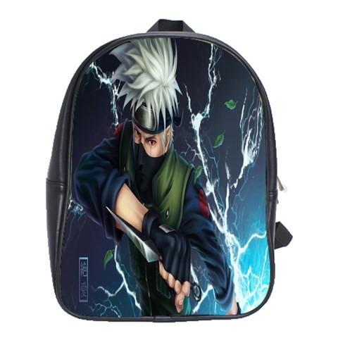 BAG02398 Backpack School Bag Naruto Hatake Kakashi Japan Movie Light Thunder Knife Anime Fantasy.jpg