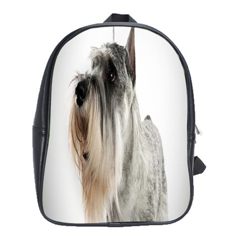 BAG02470 Backpack School Bag Schnauzer Dog Nature Animal Cute White Design Fantasy Video Game.jpg