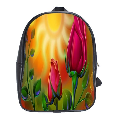 BAG02466 Backpack School Bag Roses Beautiful Sun Flowers Nature Abstract Anime.jpg