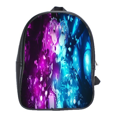 BAG02450 Backpack School Bag Ram And Rem Twin Sisters Zero Kara Hajimeru Japan Comic Books Anime.jpg