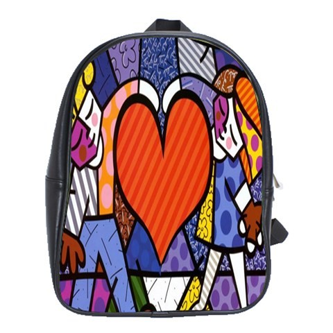BAG02462 Backpack School Bag Romero Britto Dancing In The Moon Brazilian Neo Pop Artist Painter.jpg