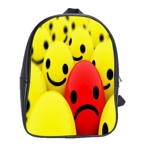 BAG02479 Backpack School Bag Smiley Cute Funny Smile With Red Sad Emoticon Glass Fantasy Anime.jpg