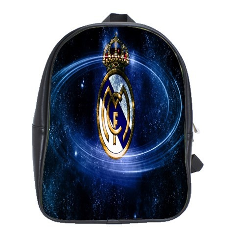 BAG02457 Backpack School Bag Real Madrid Logo Spain Football Club Team In Blue Design Sports Anime.jpg