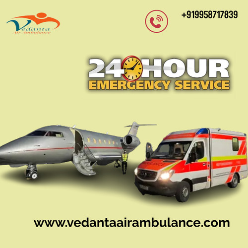 Now Use the Top Class Air Ambulance Services in Kolkata from Vedanta for Pre-hospital Care to Suffer.jpg