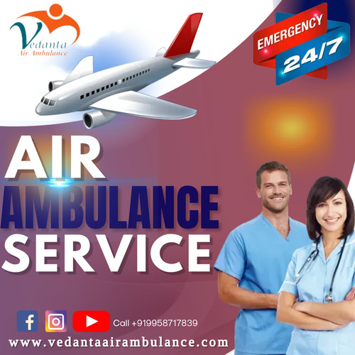 Vedanta Air Ambulance Service in Jodhpur with Modern Tools.jpg