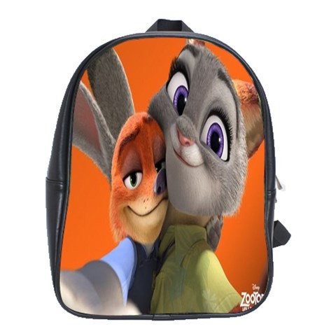 BAG02505 Backpack School Bag The Animation Rabbits Movie Zootopia Nick & Judy Fantasy.jpg