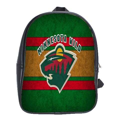 BAG02522 Backpack School Bag The Minnesota Wild Logo Professional Ice Hockey Team In Fresh Sports.jpg