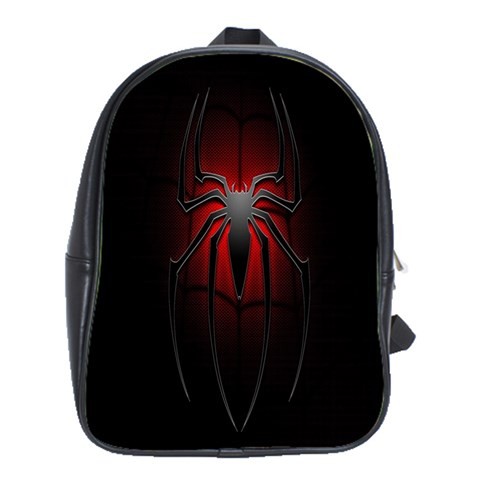 BAG02484 Backpack School Bag Spiderman Logo Black Red Superheroes Movie Game Anime Fantasy.jpg