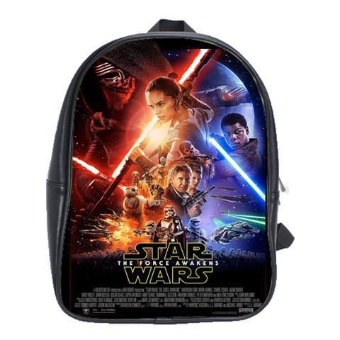 BAG02492 Backpack School Bag Star Wars The Force Awakens Battle Galaxy Planet Magic Sword Design.jpg
