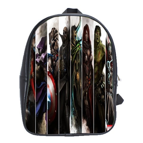 BAG02507 Backpack School Bag The Avengers Comic Books Justice League Superheroes Animation Fantasy.jpg