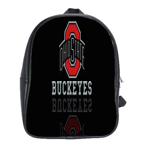 BAG02526 Backpack School Bag The Ohio State Buckeyes Logo Football Team In Black Sports Design.jpg